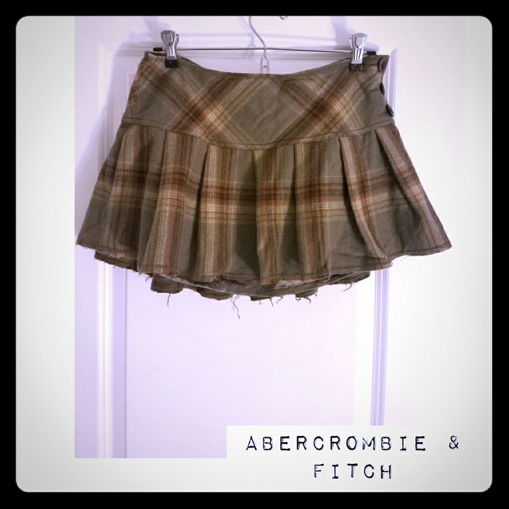 A&F Plaid Mini Skirt